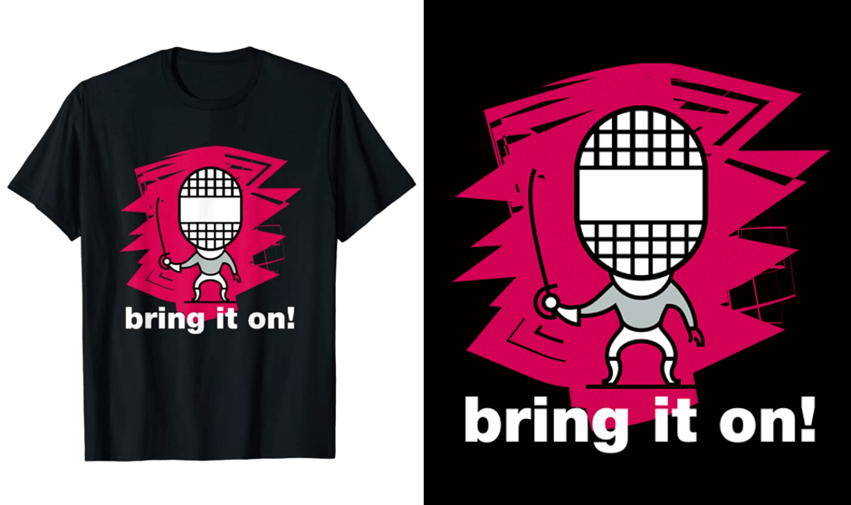 Bring it On - little sabre fencer t-shirt